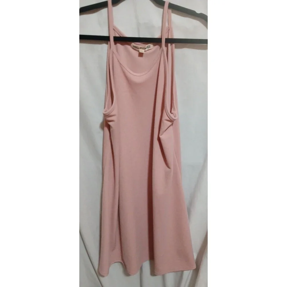 Wallflower Women's Size Large Pink Tank Style Shift Dress